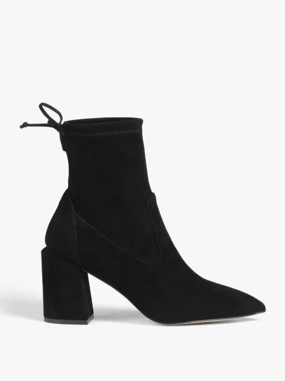 NWT Stuart Weitzman Avenue 85 City Block Booties Suede Size 11.5 Black